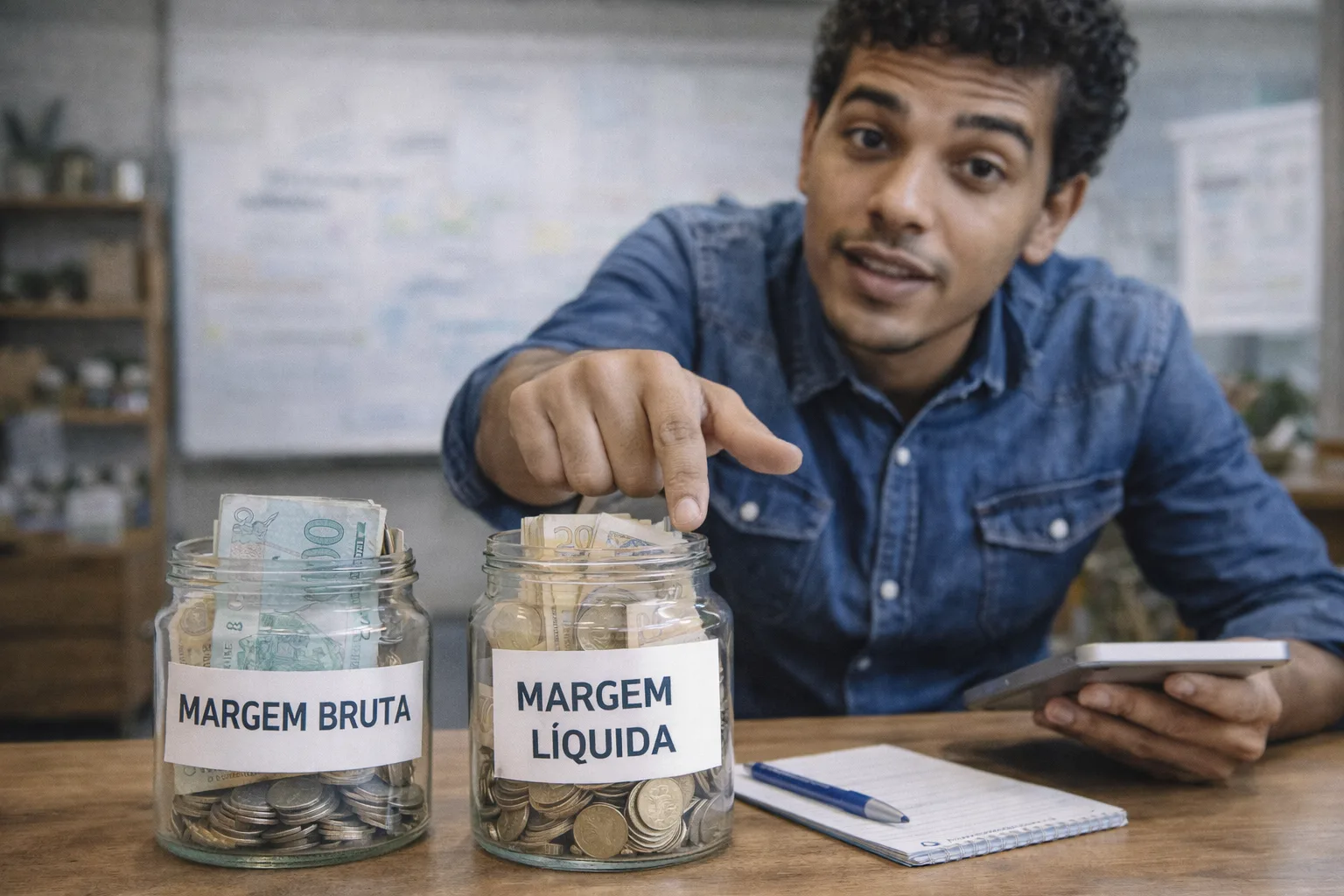Margem bruta vs margem líquida: qual realmente importa?